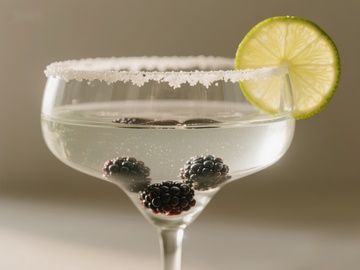 黑莓柠檬鸡尾酒