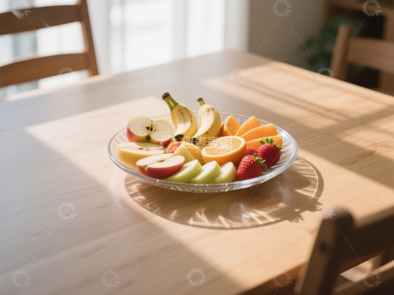 高清大图下载【趣麦麦图】阳光下的水果拼盘