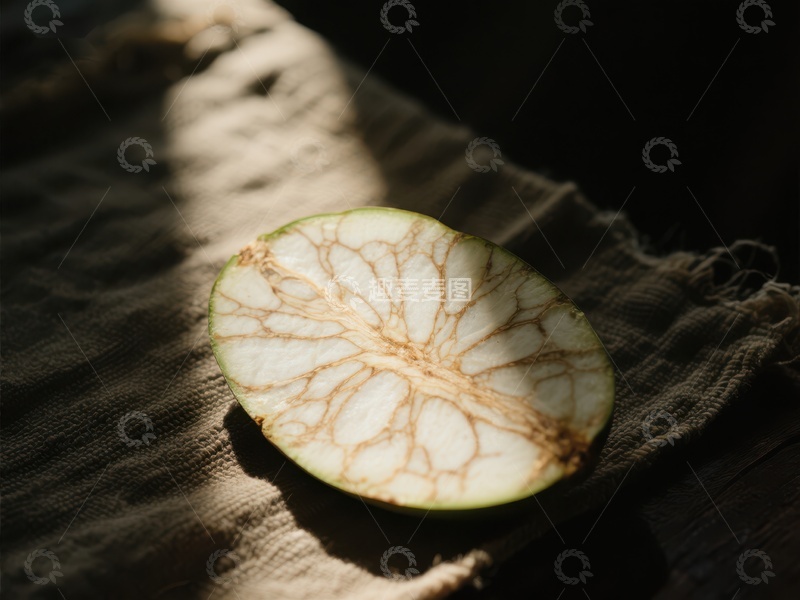 高清大图下载【趣麦麦图】切片果实的纹理特写