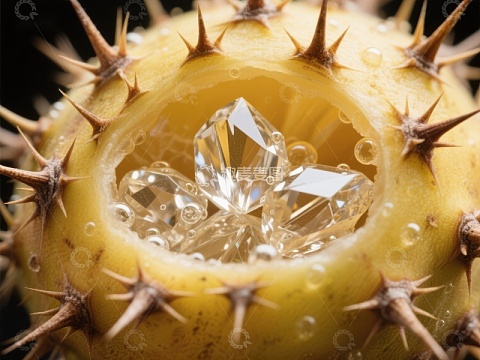 仙人掌中的璀璨钻石
