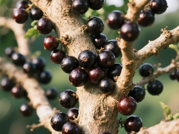 枝头挂满成熟果实