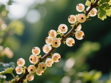 枝头挂满透明白果