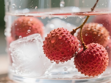 荔枝冰水清凉解暑
