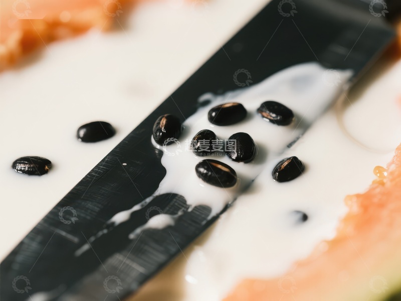 高清大图下载【趣麦麦图】刀刃上的黑豆与奶油