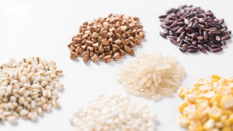高清大图下载【趣麦麦图】多种谷物的特写展示