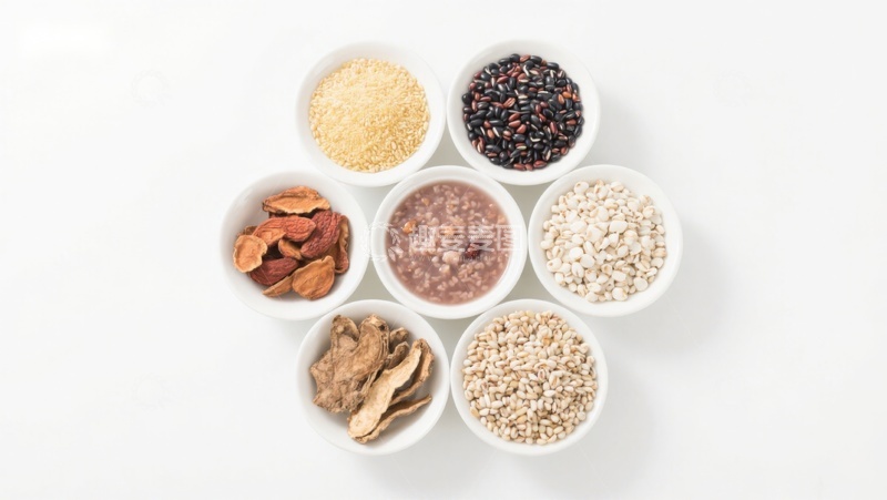 高清大图下载【趣麦麦图】多种谷物与干果的组合展示