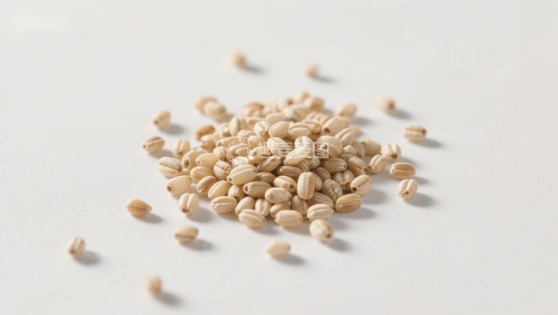 高清大图下载【趣麦麦图】散落的米色谷粒