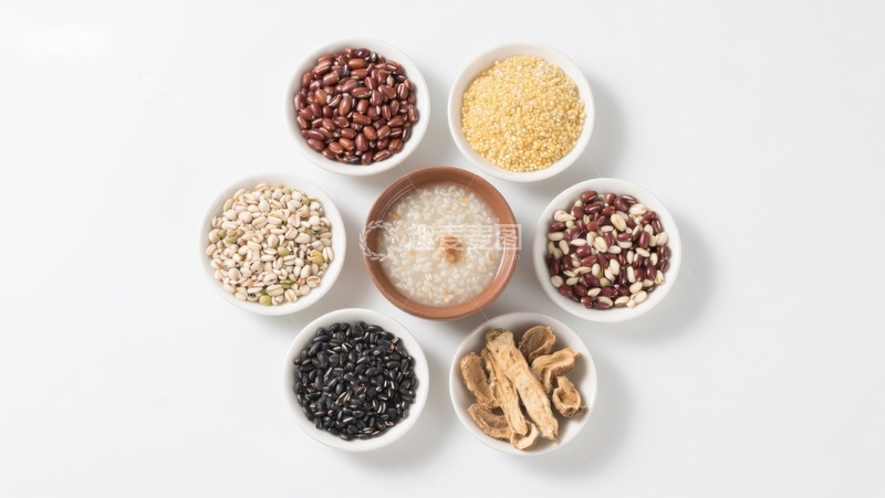 高清大图下载【趣麦麦图】多种谷物与粥的组合展示