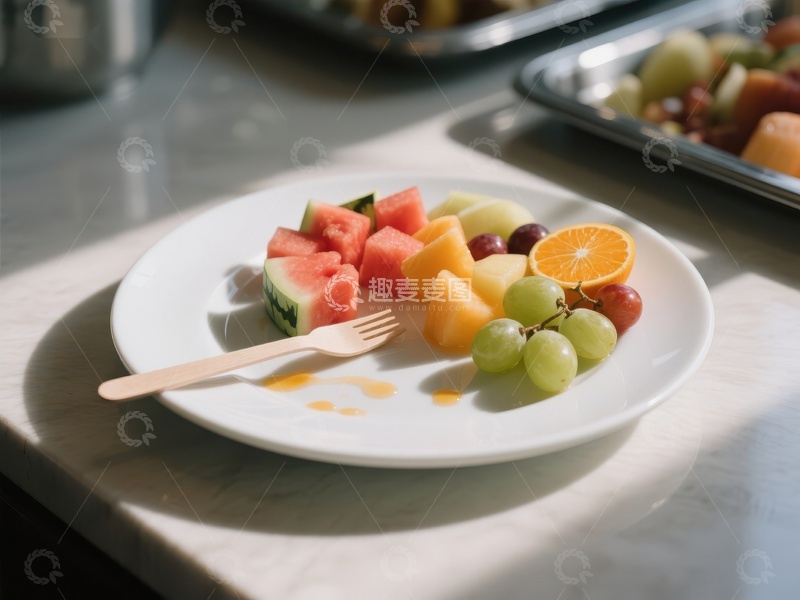 高清大图下载【趣麦麦图】色彩缤纷的水果拼盘