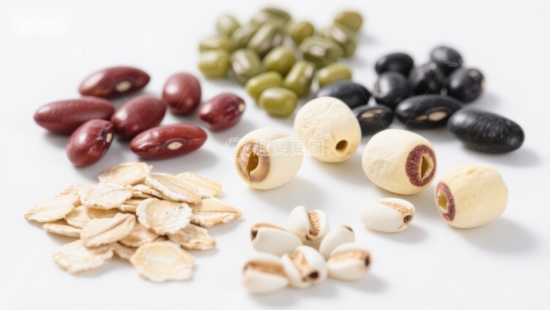 高清大图下载【趣麦麦图】多种豆类与谷物的组合展示