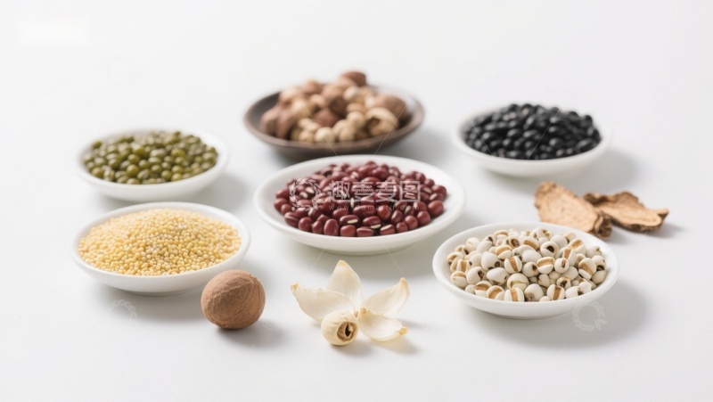 高清大图下载【趣麦麦图】多种谷物与豆类的展示