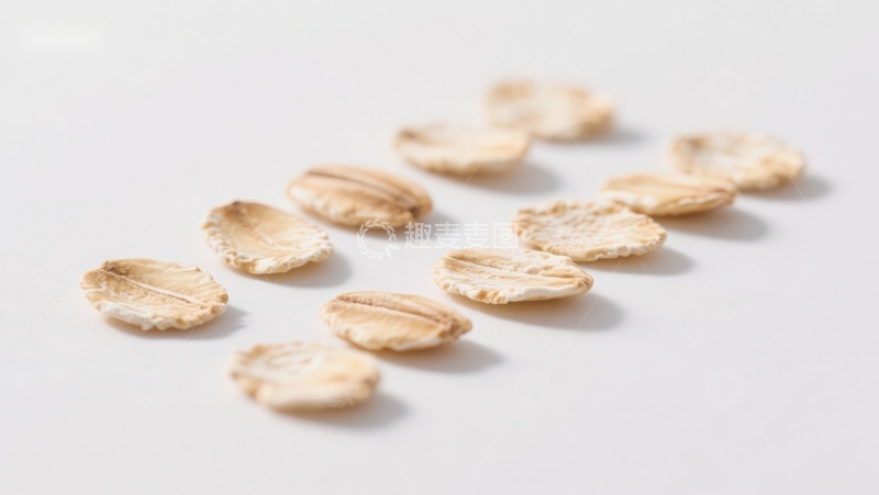 高清大图下载【趣麦麦图】燕麦片整齐排列