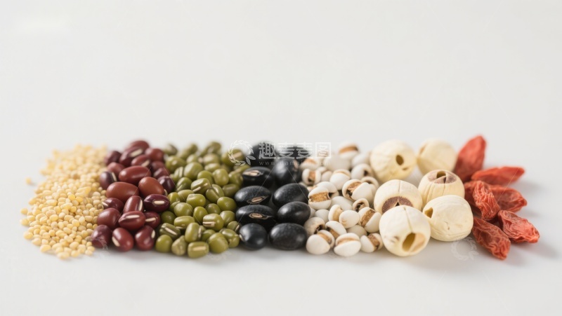 高清大图下载【趣麦麦图】多种谷物与豆类的排列展示