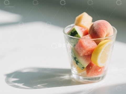 夏日清新水果杯