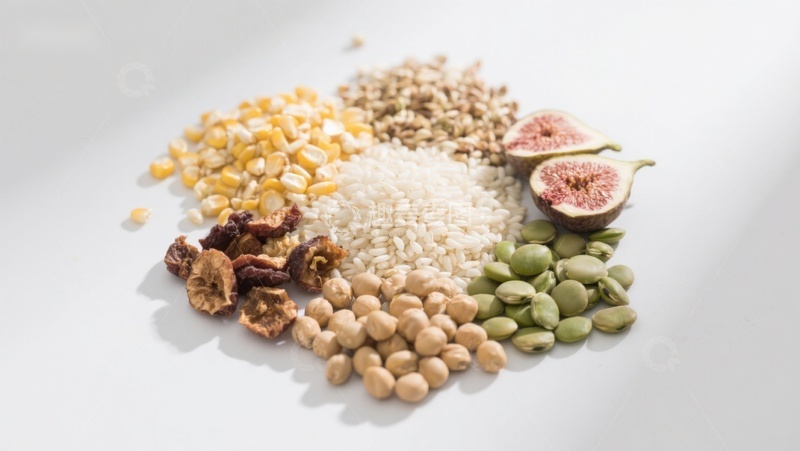 高清大图下载【趣麦麦图】多样健康食材组合展示