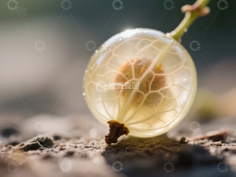 高清大图下载【趣麦麦图】透明果皮包裹的果实特写