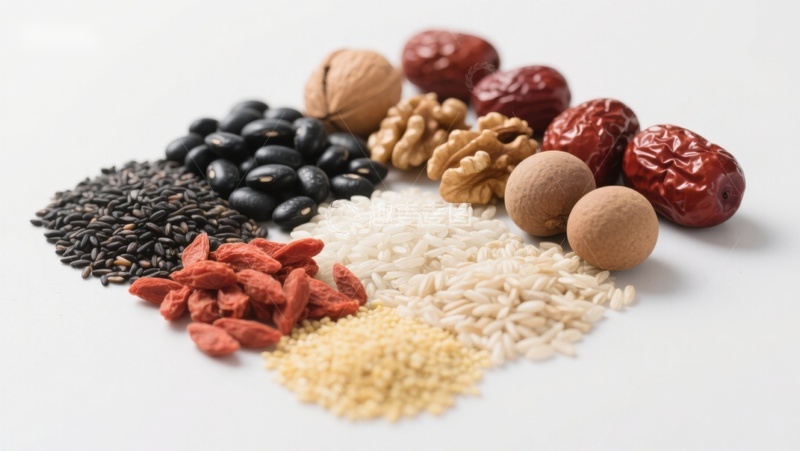 高清大图下载【趣麦麦图】多种健康食材的组合展示