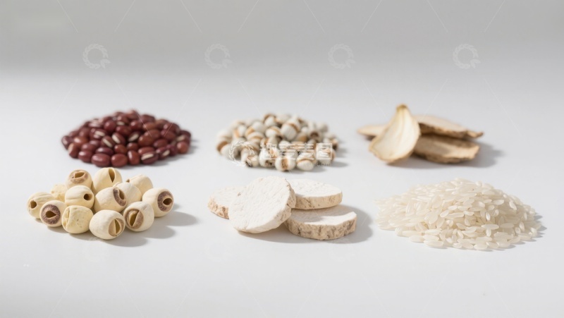 高清大图下载【趣麦麦图】多种谷物与食材的静物展示