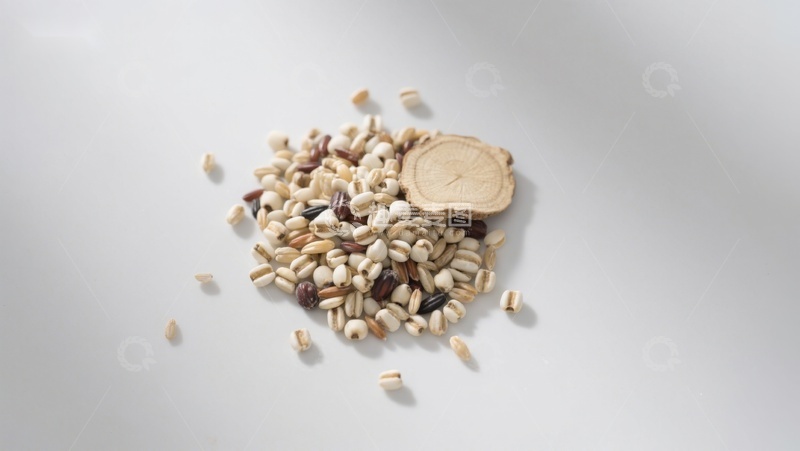 高清大图下载【趣麦麦图】混合谷物与切片坚果