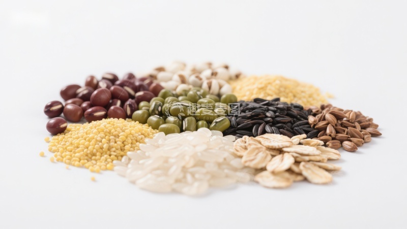 高清大图下载【趣麦麦图】多种谷物和豆类的组合展示