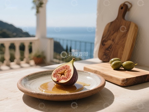 无花果与橄榄的海滨美食