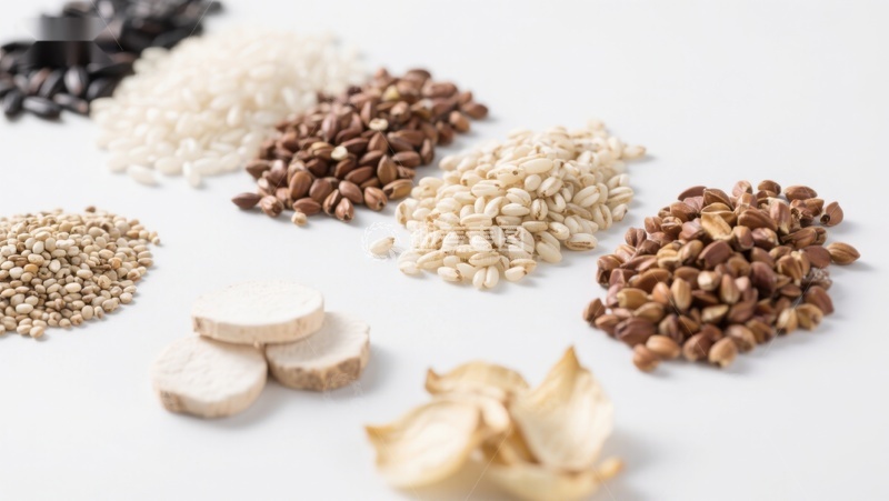 高清大图下载【趣麦麦图】多种谷物与食材的展示