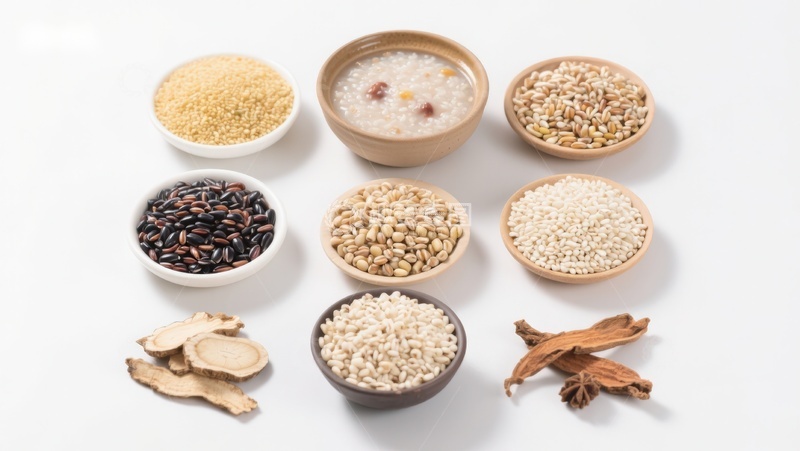 高清大图下载【趣麦麦图】多种谷物与食材的展示