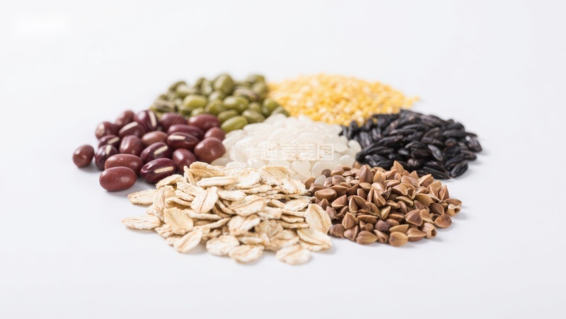 高清大图下载【趣麦麦图】多种谷物与豆类的组合展示