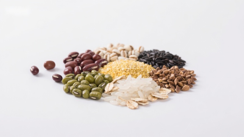 高清大图下载【趣麦麦图】多种谷物与豆类的组合展示