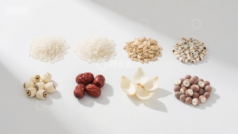 高清大图下载【趣麦麦图】多样食材排列展示