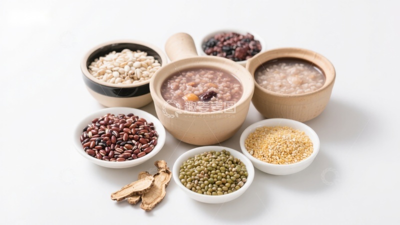 高清大图下载【趣麦麦图】五谷杂粮与粥品展示