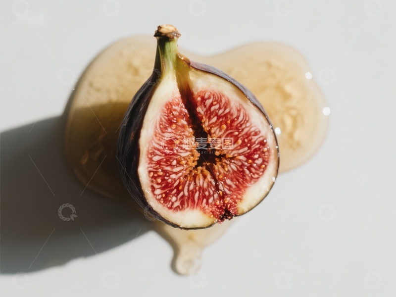 高清大图下载【趣麦麦图】切开的无花果特写