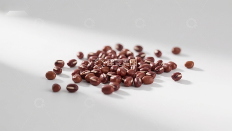 高清大图下载【趣麦麦图】散落的红色豆子