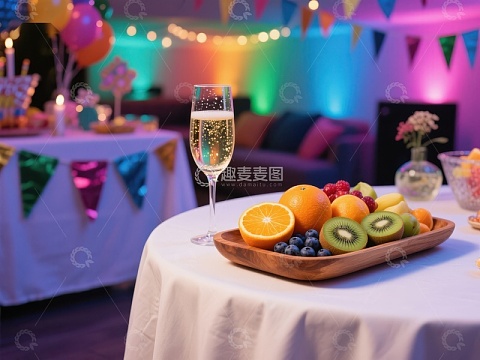 节日派对餐桌布置