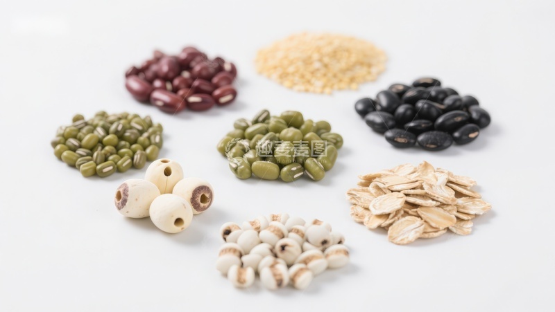 高清大图下载【趣麦麦图】多种谷物与豆类的组合展示