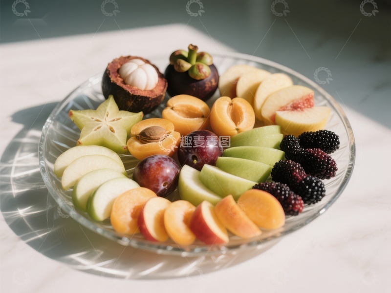 高清大图下载【趣麦麦图】色彩斑斓的水果拼盘