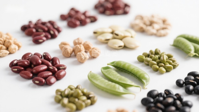 高清大图下载【趣麦麦图】多种豆类与豌豆的展示