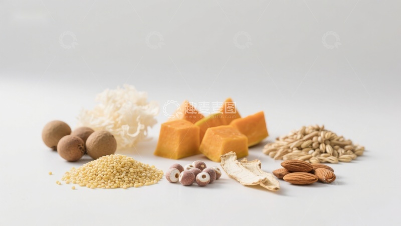 高清大图下载【趣麦麦图】多样健康食材展示