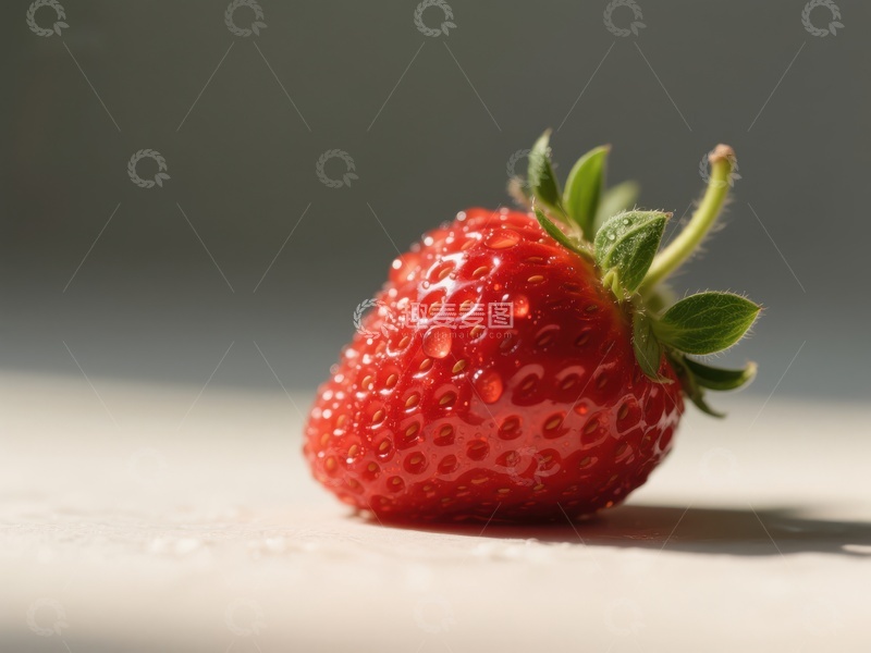 高清大图下载【趣麦麦图】新鲜草莓特写