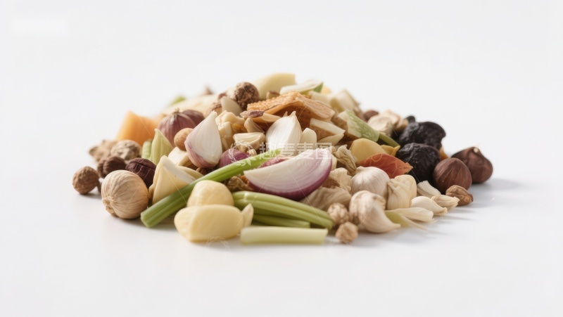 高清大图下载【趣麦麦图】多种香料与坚果的组合