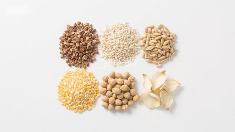 高清大图下载【趣麦麦图】多种谷物与豆类的组合展示