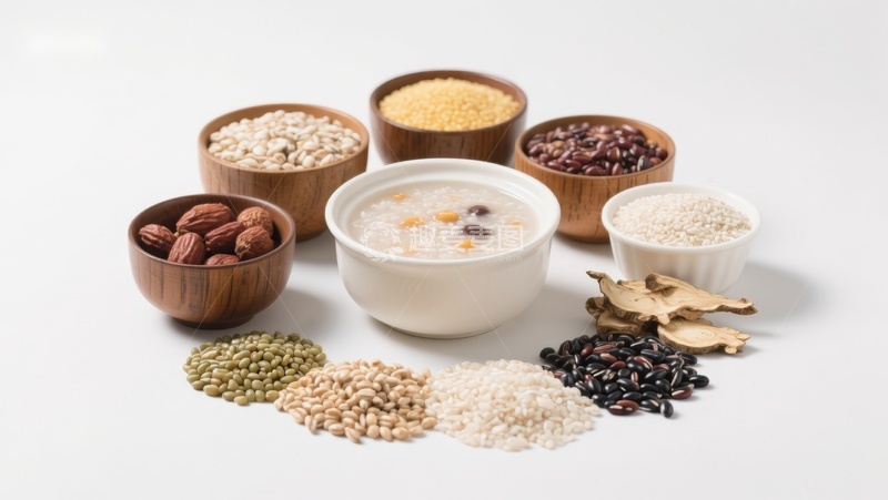 高清大图下载【趣麦麦图】五谷杂粮与粥品展示