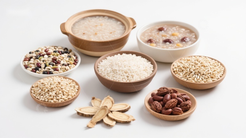 高清大图下载【趣麦麦图】五谷杂粮与粥品展示