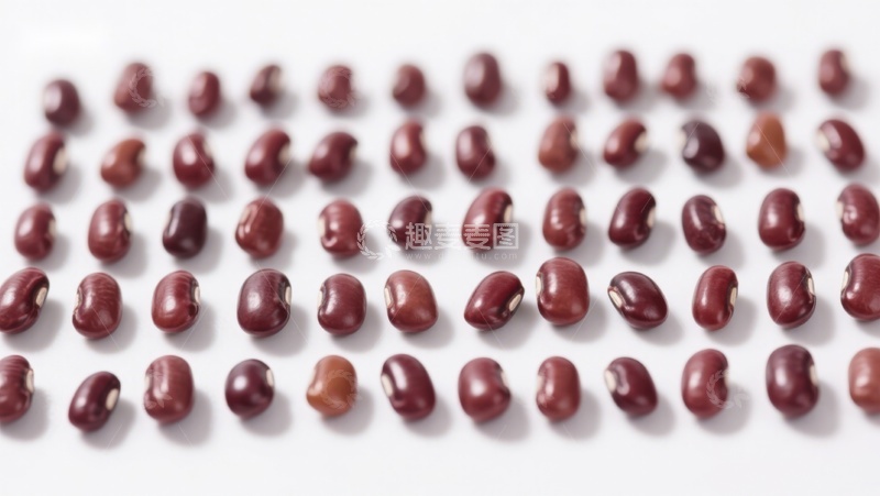 高清大图下载【趣麦麦图】整齐排列的红豆