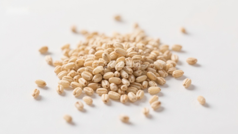 高清大图下载【趣麦麦图】一堆珍珠大麦的特写