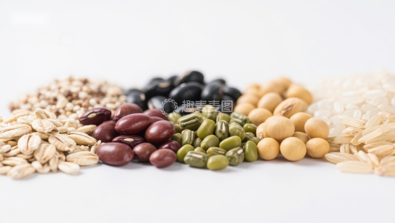 高清大图下载【趣麦麦图】多种谷物与豆类的排列展示