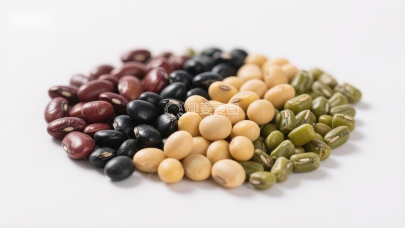 高清大图下载【趣麦麦图】多种豆类的组合展示