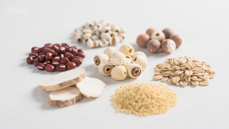 高清大图下载【趣麦麦图】多种传统食材的组合展示