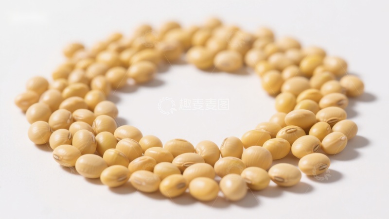高清大图下载【趣麦麦图】圆形排列的黄豆