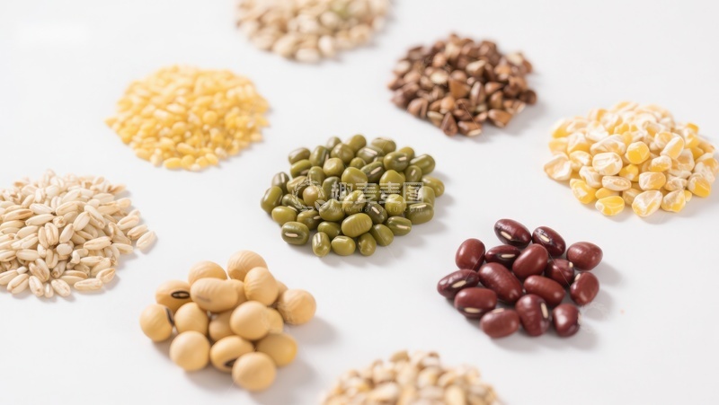 高清大图下载【趣麦麦图】多种谷物与豆类的展示